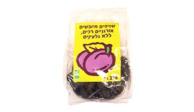 שזיף מיובש
ללא גלעין, אורגני