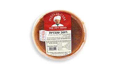 רוטב שמנת ועגבניות
250 גרם pasta della casa