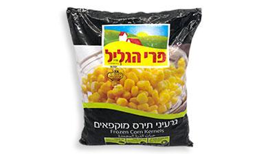 גרעיני תירס מוקפאים
פרי הגליל 800 גרם