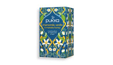 חליטת קמומיל וניל ודבש
32 גרם pukka
