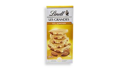 שוקולד לבן שקדים
שלמים ומקורמלים LINTD, טבעי