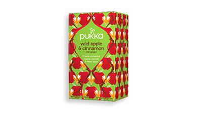 חליטת תפוח בר וקינמון 
40 גרם pukka, אורגני