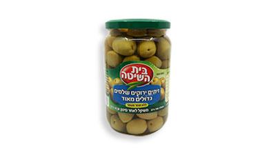 זיתים ירוקים גדולים
720 גרם בית השיטה