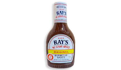 רוטב ברביקיו ללא סוכר
524 גרם Ray's, טבעי