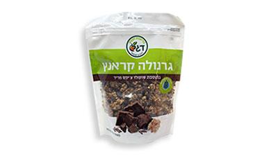 גרנולה שוקולד
קראנץ 620 גרם, טבעי